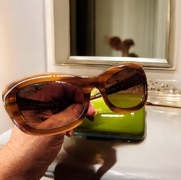 KATE SPADE MEGHAN/S Sunglasses Toffee With Case and cloth - Picture 2 of 8